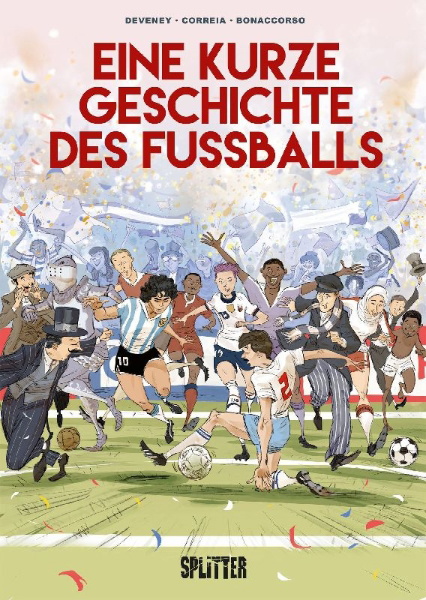 Buchcover und Innenansicht für das Buch: Une histoire populaire du football