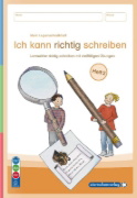 Buchcover und Innenansicht für das Buch: Mein Lupenschreibheft 2 - Ich kann richtig schreiben - Ausgabe mit Artikelkennzeichnung (DaZ)