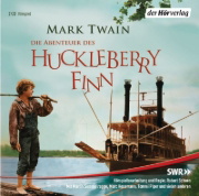 Buchcover und Innenansicht für das Buch: Huckleberry Finns Abenteuer. 2 CDs