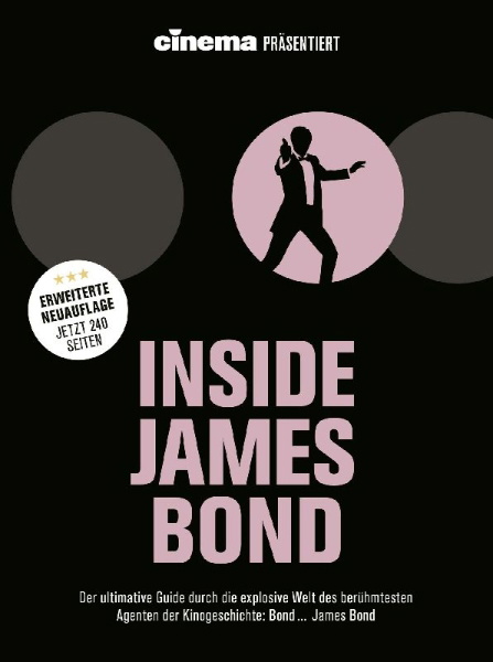 Buchcover und Innenansicht für das Buch: Cinema präsentiert: Inside James Bond (Erweiterte Neuausgabe)
