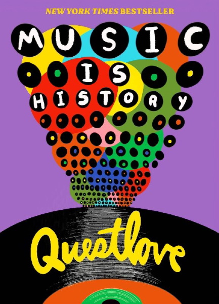 Buchcover und Innenansicht für das Buch: Music Is History