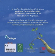 Buchcover und Innenansicht für das Buch: Wie kleine Tiere schlafen gehen