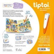 Buchcover und Innenansicht für das Buch: tiptoi® Abenteuer Großwerden - Piet kommt in den Kindergarten