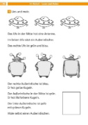 Buchcover und Innenansicht für das Buch: Die Deutsch-Helden Knobelaufgaben für Deutsch-Helden 1. Klasse