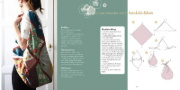 Buchcover und Innenansicht für das Buch: Furoshiki - l'art d'emballer avec du tissue