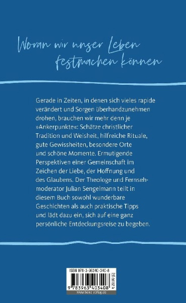 Buchcover und Innenansicht für das Buch: Ankerpunkte