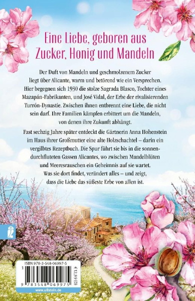 Buchcover und Innenansicht für das Buch: Das Mandelblütengeheimnis