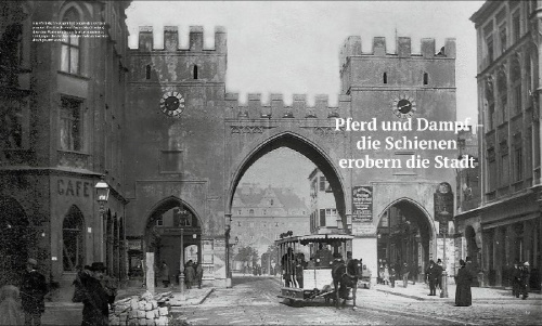 Buchcover und Innenansicht für das Buch: Münchner Schienennahverkehr