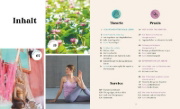 Buchcover und Innenansicht für das Buch: Yoga für mehr Energie und Ruhe
