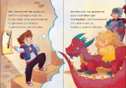 Buchcover und Innenansicht für das Buch: Leselöwen 2. Klasse - Reise in den Wald der Drachen