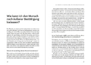 Buchcover und Innenansicht für das Buch: Fühl es, schreib es, lass es los