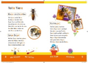 Buchcover und Innenansicht für das Buch: Dein Lesestart: Weißt du schon alles über Bienen? Ab 1. Klasse