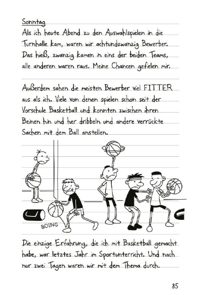 Buchcover und Innenansicht für das Buch: Diary of a Wimpy Kid - Big Shot
