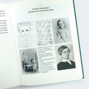 Buchcover und Innenansicht für das Buch: The Improbable Tales of Baskerville Hall