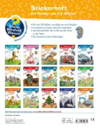 Buchcover und Innenansicht für das Buch: Wieso? Weshalb? Warum? Stickerheft: Tiere der Welt