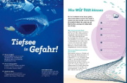Buchcover und Innenansicht für das Buch: WAS IST WAS Tiefsee. Überleben in der Finsternis