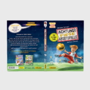 Buchcover und Innenansicht für das Buch: Achtung!: Fiese Abseitsfalle