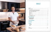 Buchcover und Innenansicht für das Buch: Thomas kocht: Brot, Brötchen und Gebäck