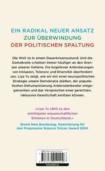 Buchcover und Innenansicht für das Buch: Hirn statt Moral
