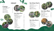 Buchcover und Innenansicht für das Buch: Keine Zeit zu gärtnern - Easy Ernteglück mit wenig Aufwand
