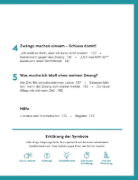 Buchcover und Innenansicht für das Buch: Nimm den Zwängen die Macht