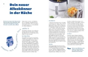 Buchcover und Innenansicht für das Buch: Lieblingsrezepte aus deinem Airfryer