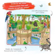 Buchcover und Innenansicht für das Buch: Trötsch Puzzlebuch Spielbuch Im Zoo