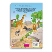 Buchcover und Innenansicht für das Buch: Trötsch Puzzlebuch Spielbuch Im Zoo