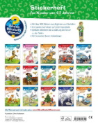 Buchcover und Innenansicht für das Buch: Wieso? Weshalb? Warum? Stickerheft: Fußball