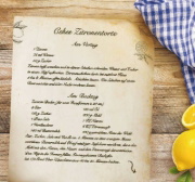 Buchcover und Innenansicht für das Buch: Bretonischer Zitronenzauber