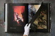 Buchcover und Innenansicht für das Buch: The Fantastic Worlds of Frank Frazetta