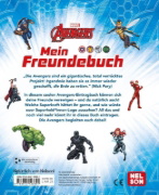 Buchcover und Innenansicht für das Buch: Marvel Avengers: Mein Freundebuch