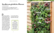 Buchcover und Innenansicht für das Buch: Vertikal gärtnern