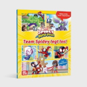 Buchcover und Innenansicht für das Buch: Spidey und seine Super-Freunde: Meine ersten Comic-Geschichten: Team Spidey legt los!