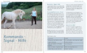 Buchcover und Innenansicht für das Buch: So lernen Pferde