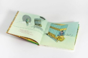 Buchcover und Innenansicht für das Buch: Es fährt ein Bus durchs ABC