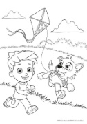 Buchcover und Innenansicht für das Buch: PAW Patrol Kindergartenheft: Mein liebster Malblock