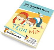 Buchcover und Innenansicht für das Buch: Quer durch die 1. Klasse, Richtig schreiben - A5-Übungsblock