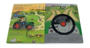 Buchcover und Innenansicht für das Buch: Benno Bibers großes Fahrzeug-Spielbuch. Traktor, Bagger, Feuerwehr, Polizei und noch viel mehr