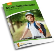 Buchcover und Innenansicht für das Buch: Übungsheft mit Tests im Sachunterricht 4. Klasse