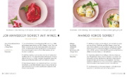 Buchcover und Innenansicht für das Buch: Eis, Sorbets & Frozen Joghurts
