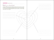 Buchcover und Innenansicht für das Buch: Writing Romance. Dein Schreib-Workshop für deine ultimative Lovestory