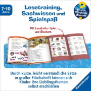 Buchcover und Innenansicht für das Buch: Wieso? Weshalb? Warum? Erstleser, Band 11 - Detektive und Ermittler