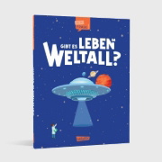 Buchcover und Innenansicht für das Buch: Big Questions Answered: Is there Alien Life in Outer Space?