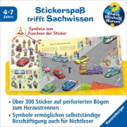 Buchcover und Innenansicht für das Buch: Wieso? Weshalb? Warum? Stickerheft: Polizei