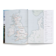 Buchcover und Innenansicht für das Buch: Wanderlust Großbritannien & Irland