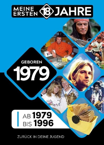 Buchcover und Innenansicht für das Buch: Geboren 1979