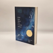 Buchcover und Innenansicht für das Buch: Und die Welt, sie fliegt hoch