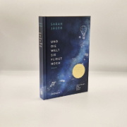 Buchcover und Innenansicht für das Buch: Und die Welt, sie fliegt hoch