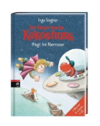 Buchcover und Innenansicht für das Buch: Der kleine Drache Kokosnuss fliegt ins Abenteuer